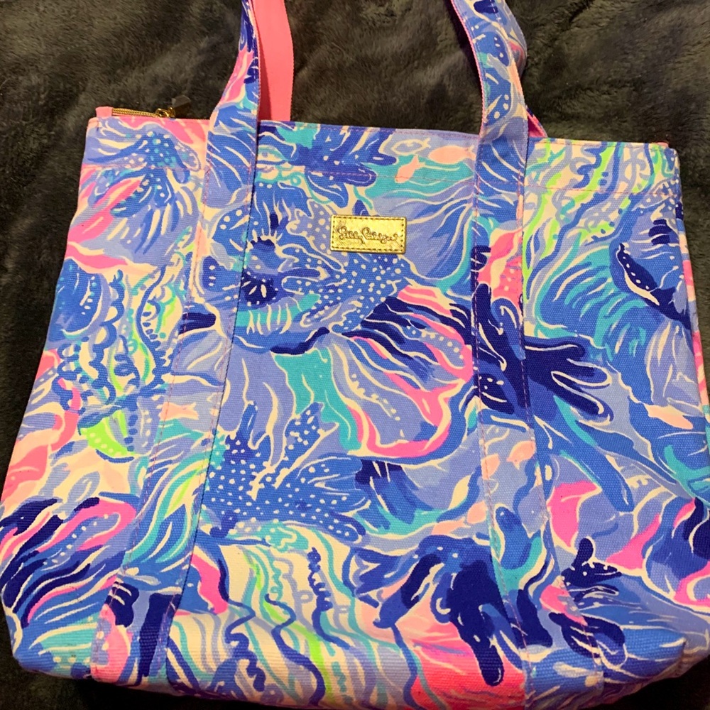 Lilly Pulitzer Tote Cooler Shade Seekers NWOT
